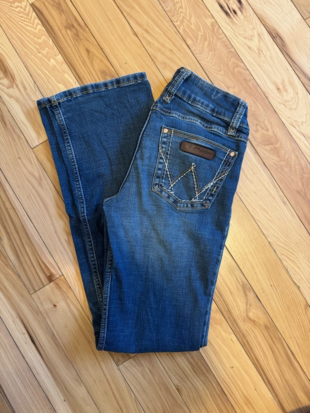 Wrangler Women's Dark Blue Boot Cut Jeans
